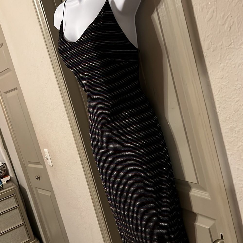 𝅺❤️spaghetti strap multi colored Bodycon dress - Picture 3 of 3